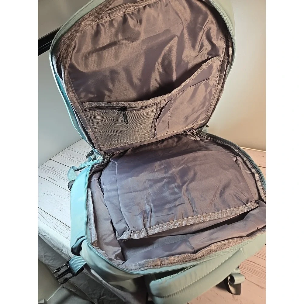 COMPUTER BACKPACK TSA APPROVED TRAVEL HIKING SPORTS WATERPROOF SEAFOAM GREEN NEW